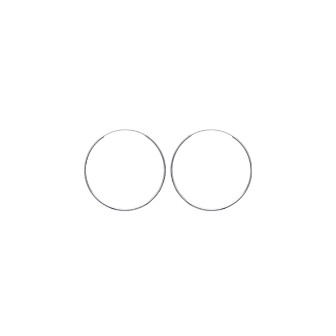 Créoles argent 925/000