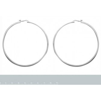 Créoles argent 925 2 MM