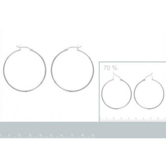 Créoles argent 925/000 