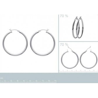 Créoles argent 925/000