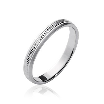 Alliance argent rhodiée 925/000 pour unir votre amour - HCEBJAAD