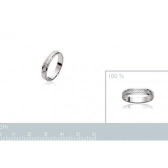 Alliance homme argent rhodiée 925/000 -HCEJGAAE