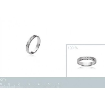 Alliance homme argent rhodiée 925/000 - HCEHBAAE