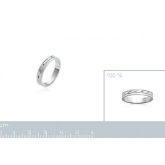 Alliance homme argent rhodiée 925/000 - HCGDCAAE