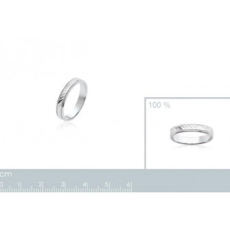 Alliance homme argent rhodiée 925/000 - HCGDGAAE