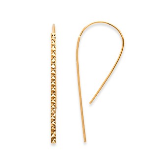 Boucles d'oreilles plaqué-or 750/000 3 microns - CFEJFAA