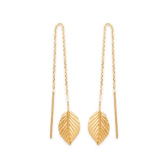 Boucle d'oreilles plaqué-or 750/000 3 microns - CEDDCAA