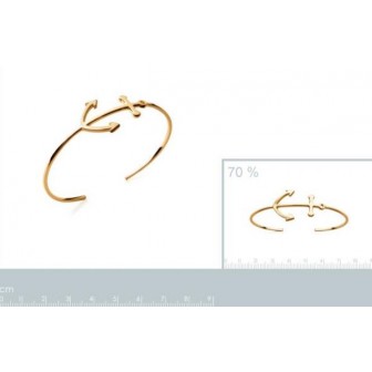 Jonc plaqué-or 750/000 3 microns -ICBEGF