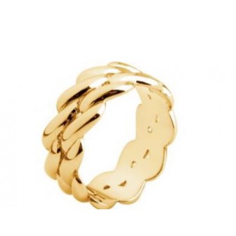 Bague plaqué-or 750/000 3 microns -CCGFGAA