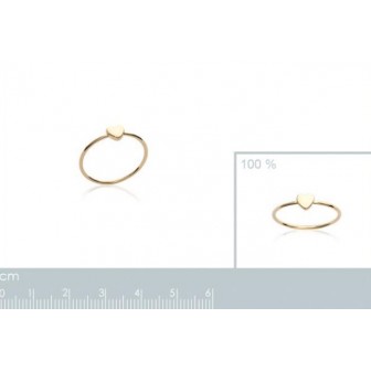 Bague plaqué-or 750/000 3 microns -CCAADAA