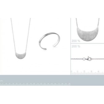 Collier argent 925/000 rhodiée -HCBFCBEF