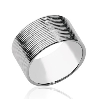 Bague argent rhodiée 925/000-HCGDAAA
