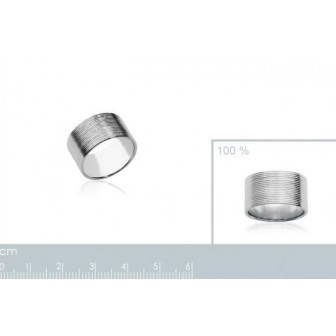 Bague argent rhodiée 925/000-HCGDAAA