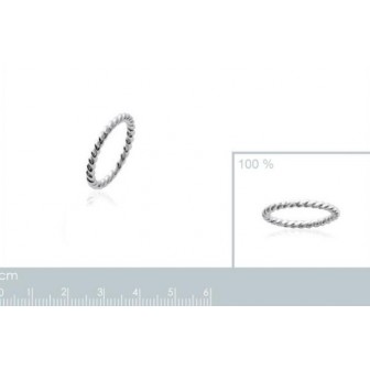 Bague alliance argent rhodiée 925/000-HCGCAAA