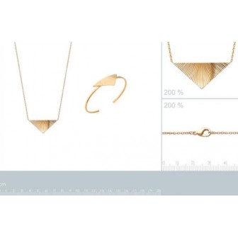 Jonc plaqué-or 750/000 3 microns -JCBFBJFI