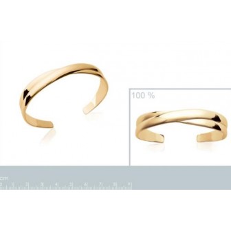 Jonc plaqué-or 750/000 3 microns -JCBFCIFI