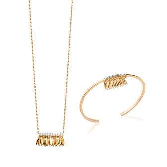 Jonc plaqué-or 750/000 3 microns bicolore oz 971PML56