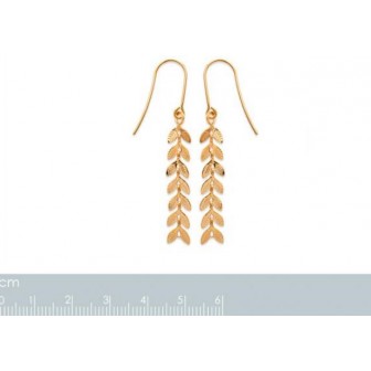 Boucles d'oreilles plaqué-or 750/000 3 microns - CFECFAA
