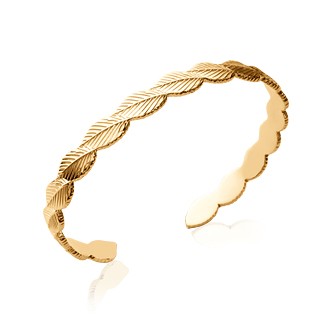 Jonc plaqué-or 750/000 3 microns -JCBEIDFI