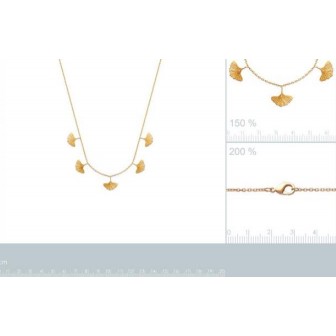 Collier plaqué-or 750/000 3 microns - JCBFCGEC