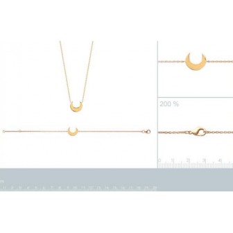 Bracelet plaqué-or 750/000 3 microns -JCBEJCBI