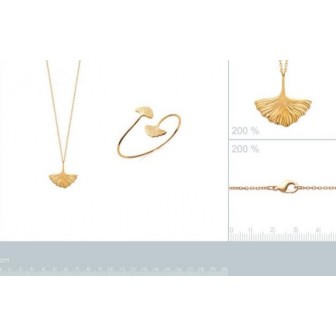 Collier plaqué-or 750/000 3 microns - JCBFCHEF