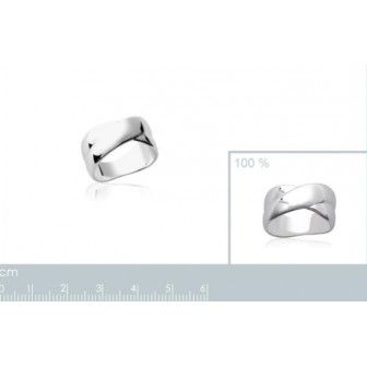 Bague argent rhodiée 925/000 - HCGEEAA