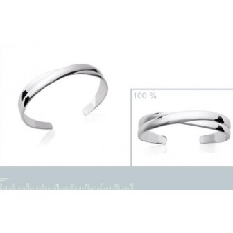 Jonc argent rhodiée 925/000 -HCBFCIFI