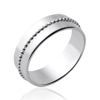 Bague argent rhodiée 925/000 - HCGEBAA