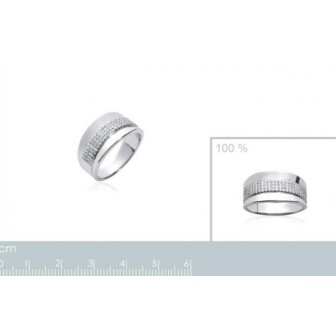 Bague argent rhodiée 925/000 oz-BCGCEBA