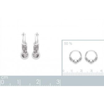 Créoles argent 925/000