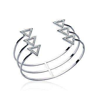 Jonc argent 925/000 rhodiée oz - IHBHGAFG