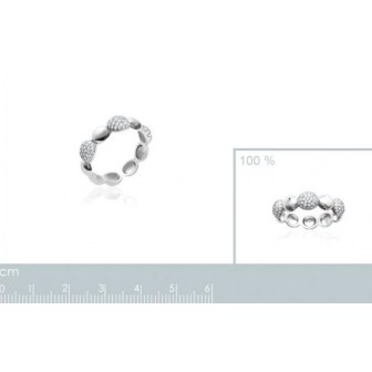 Bague argent rhodiée 925/000 oz BCGFJBA