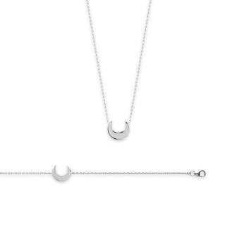Bracelet/collier argent rhodiée 925/000 HCBEJC