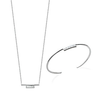 Jonc argent rhodiée 925/000 oz IHBJEGFI