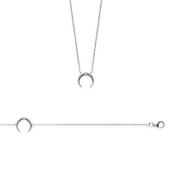 Bracelet/collier argent rhodiée 925/000 oz IHBJBE