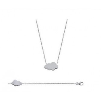 Collier argent rhodiée 925/000 72132845