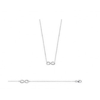 Collier argent rhodiée 925/000 oz 87147845