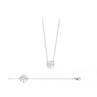 Collier argent rhodiée 925/000 72126545