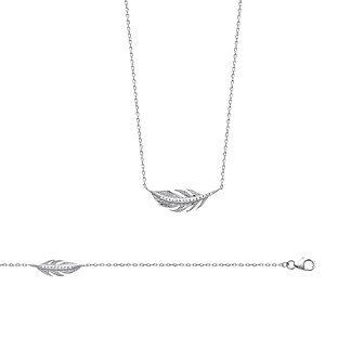 Collier argent rhodiée femme 925/000 oz 87173445