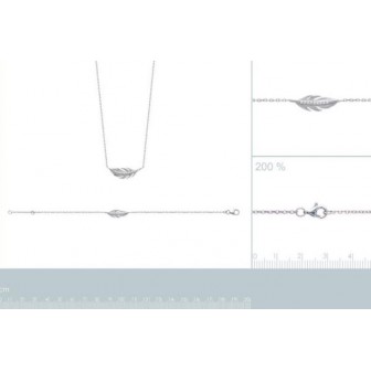 Collier argent rhodiée femme 925/000 oz 87173445