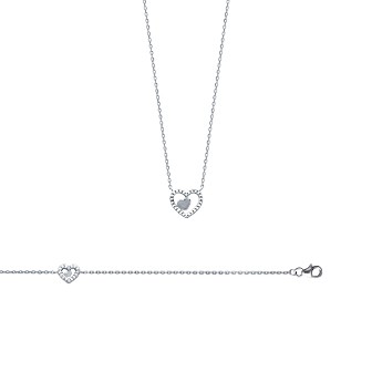 Collier argent rhodiée femme 925/000 oz 87174545