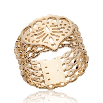 Bague femme plaqué-or 750/000 3 microns 21KJH00