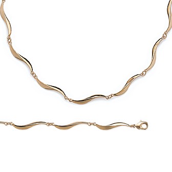 Collier femme plaqué-or 750/000 3 microns 29HJK142