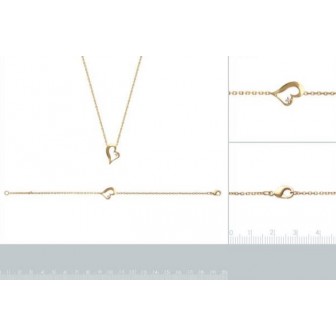 Collier femme plaqué-or 750/000 3 microns oz 97116745