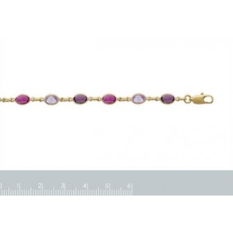 Collier femme plaqué-or 750/000 3 microns cristal 28858145