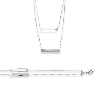 Collier femme argent rhodiée oz 87191945