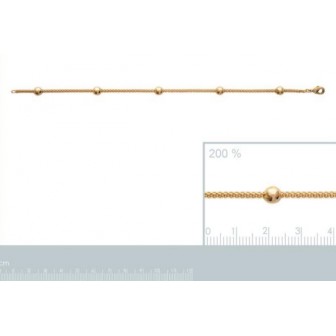 Bracelet femme plaqué-or 750/000 3 microns 29074118