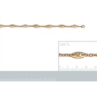 Bracelet femme plaqué-or 750/000 3 microns 90058221