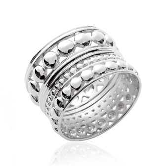 Bague femme argent rhodiée 925/000 7266800